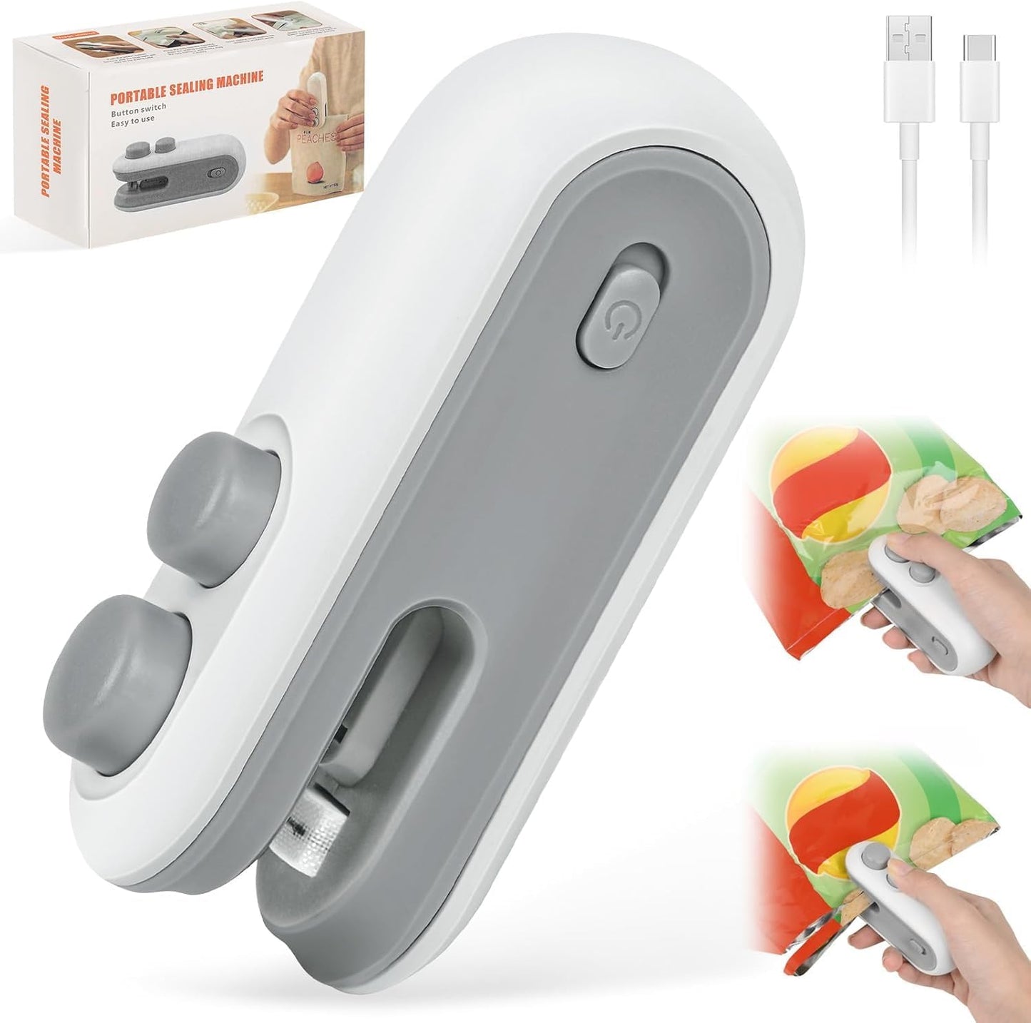 Sellador Eléctrico 3 en 1 para Bolsas – Conserva tus Alimentos por Más Tiempo
